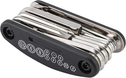 Mountain Bike Multi Tool – Hex Head, Screwdriver &amp; Wrench | Compact All-in-One Repair Kit