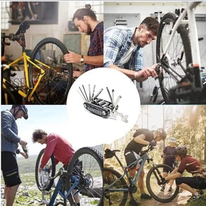 Mountain Bike Multi Tool – Hex Head, Screwdriver &amp; Wrench | Compact All-in-One Repair Kit